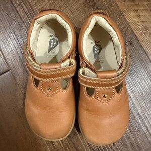 Bobux Tan Mary Janes